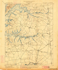 Cecilton 1900 topographic map thumbnail