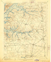 Cecilton 1900 topographic map thumbnail
