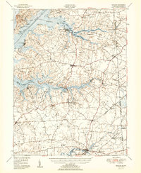 Cecilton 1951 topographic map thumbnail