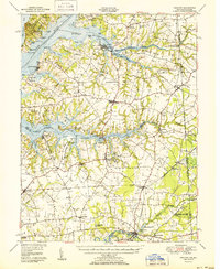 Cecilton 1951 topographic map thumbnail