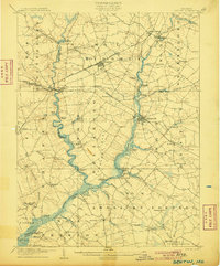 Denton 1905 topographic map thumbnail