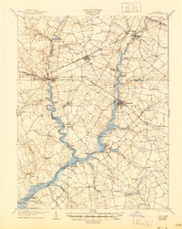 Denton 1905 topographic map thumbnail