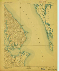 Drum Point 1892 topographic map thumbnail