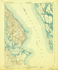 Drum Point 1905 topographic map thumbnail