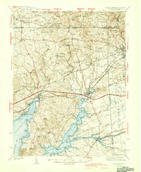 Elkton 1942 topographic map thumbnail