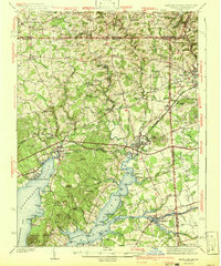 Elkton 1942 topographic map thumbnail