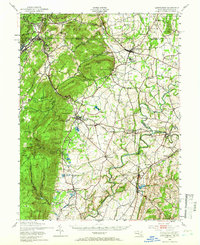 Emmitsburg 1943 topographic map thumbnail