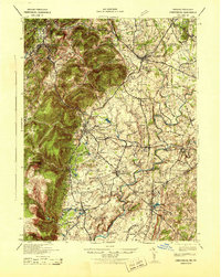 Emmitsburg 1943 topographic map thumbnail