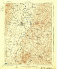 Frederick 1909 topographic map thumbnail
