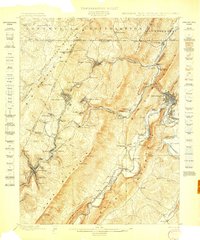 Frostburg 1898 topographic map thumbnail