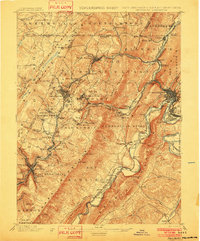 Frostburg 1901 topographic map thumbnail
