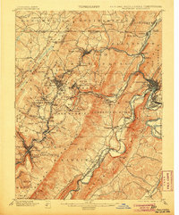 Frostburg 1901 topographic map thumbnail