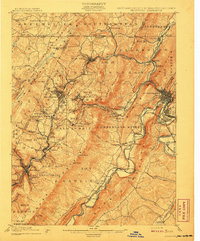 Frostburg 1908 topographic map thumbnail