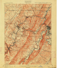 Frostburg 1908 topographic map thumbnail