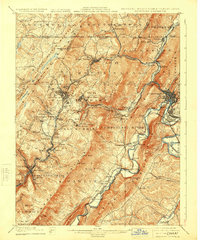 Frostburg 1908 topographic map thumbnail