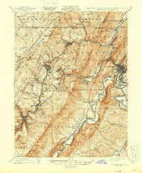 Frostburg 1908 topographic map thumbnail