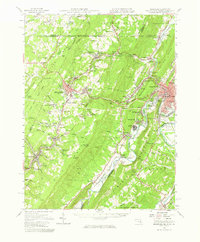 Frostburg 1951 topographic map thumbnail
