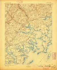 Gunpowder 1893 topographic map thumbnail