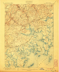 Gunpowder 1901 topographic map thumbnail