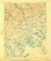 Gunpowder 1901 topographic map thumbnail