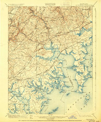 Gunpowder 1901 topographic map thumbnail