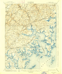 Gunpowder 1901 topographic map thumbnail