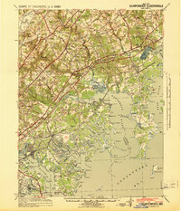 Gunpowder 1941 topographic map thumbnail