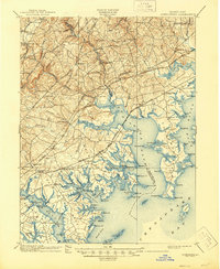 Gunpowder 1901 topographic map thumbnail