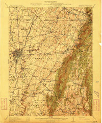 Hagerstown 1912 topographic map thumbnail