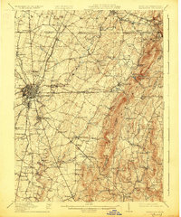 Hagerstown 1912 topographic map thumbnail