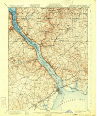 Havre De Grace 1900 topographic map thumbnail