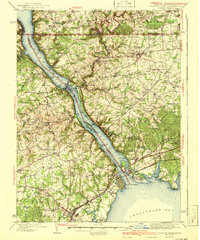 Havre De Grace 1942 topographic map thumbnail