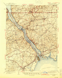 Havre De Grace 1942 topographic map thumbnail