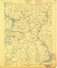 Hurlock topographic map thumbnail