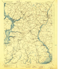 Hurlock 1905 topographic map thumbnail