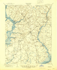 Hurlock 1905 topographic map thumbnail