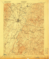 Ijamsville 1909 topographic map thumbnail