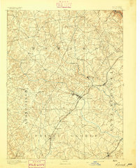 Laurel 1894 topographic map thumbnail