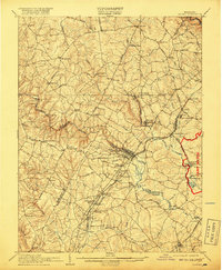 Laurel 1907 topographic map preview