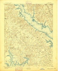 Leonardtown 1892 topographic map thumbnail