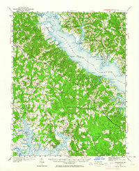 Leonardtown 1950 topographic map thumbnail