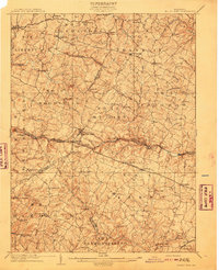 Mount Airy 1909 topographic map thumbnail