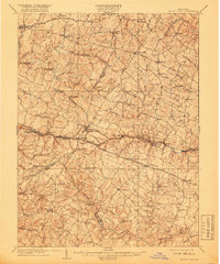 Mount Airy 1909 topographic map thumbnail