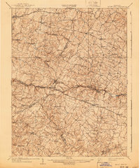 Mount Airy 1909 topographic map thumbnail