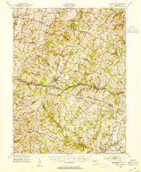 Mount Airy 1945 topographic map thumbnail