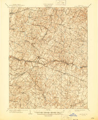 Mount Airy 1909 topographic map thumbnail