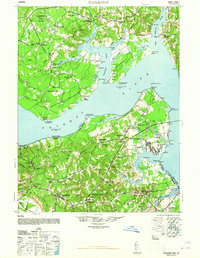 Nanjemoy 1948 topographic map thumbnail