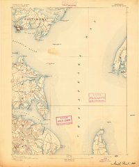 North Point 1893 topographic map thumbnail