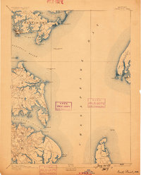 North Point 1893 topographic map thumbnail