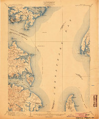 North Point 1904 topographic map thumbnail